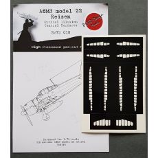 A6M3 model 22 Reisen/Zero Control Surfaces