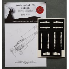 A6M5 model 52 Reisen/Zero Control Surfaces