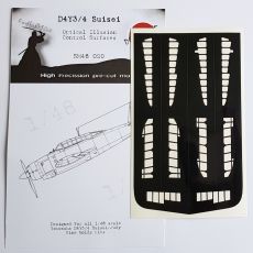 D4Y3/4 Suisei Control Surfaces