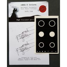 A6M2/3 Reisen National Insignias with white outline