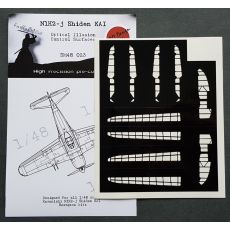 N1K2-j Shiden KAI Control Surfaces copy