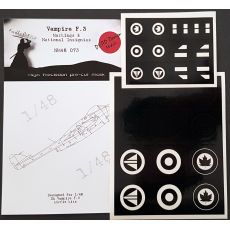 Vampire F.3 National Insignias & Markings