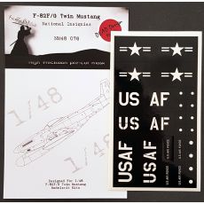 F-82G/H Twin Mustang National Insignias & Markings