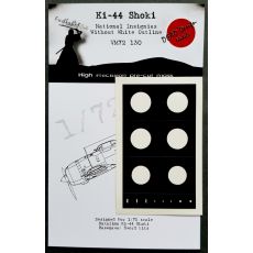 Ki-44 Shoki National Insignias w/o white outline
