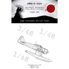 A6M2-N Rufe National Insignias with white outline