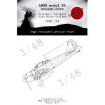 A6M3 Reisen model 22 National Insignias wit white outline