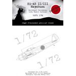 Ki-43 II/III Hayabusa National Insignias w/ white rim