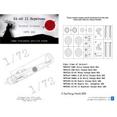 Ki-43 II Hayabusa Nat. Insignias & markings